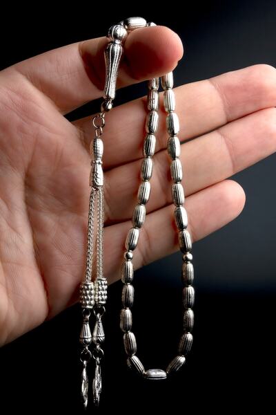 EHİNOS Gift Prayer Beads Wrist Size Prayer Beads Metal Prayer Beads