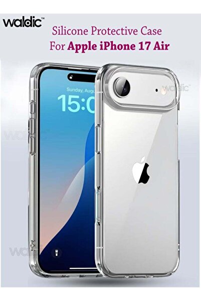 Generic جراب حماية شفاف رفيع للكاميرا والسقوط لهاتف آيفون 17 إير من آبل -