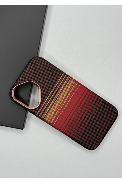 ADR Phone Accessories iPhone 17 Kılıf Karbon Kaplama MagSafe Özellikli Darbe ...