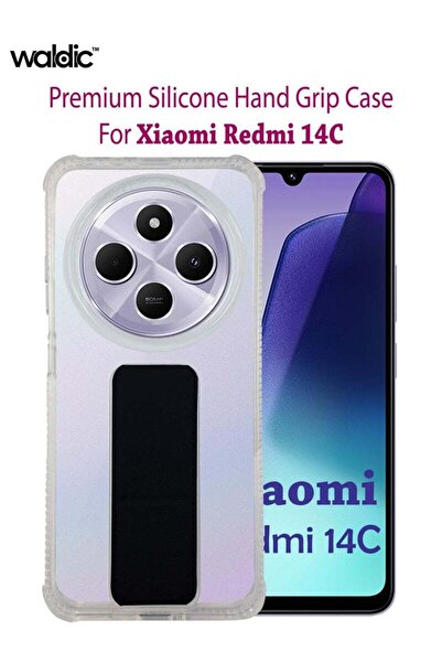 Generic Xiaomi Redmi 14C Silicone Protective Back Case Cover - Black