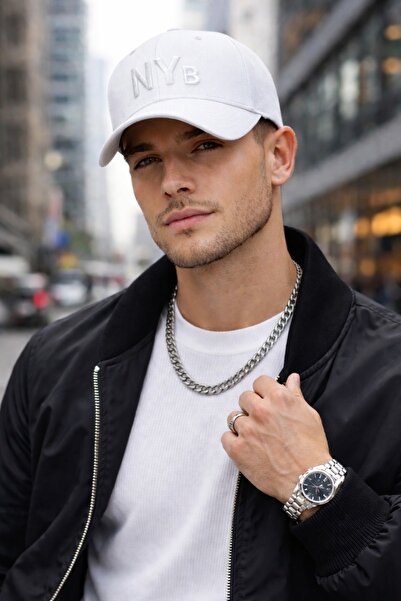 awix قبعة رياضية مطرزة للجنسين من NYb مع إمكانية تعديل الظهر