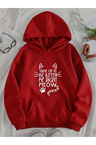 Deocept Unisex Printed Hooded Kangaroo Pocket Comfortable Fit Oversized Cut S...