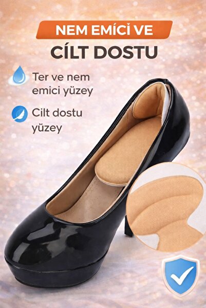 poswicon Ayakkabı Topuk Vurma Önleyici Ped | Kaydırmaz | Yumuşak Destek |
