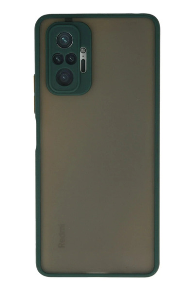 BSN STİL Bsnshop Xiaomi Redmi Note 10 Pro Case Montreal Silicone Cover - Gree...