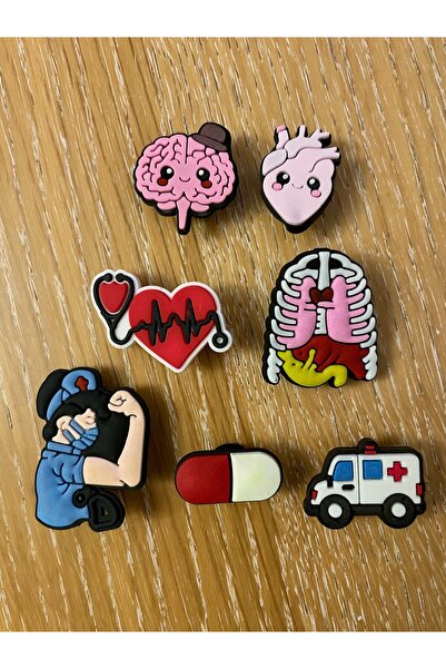 atölye karnaval Medikal Hospital Sağlıkcı Seti   Terlik Süsü 7ad