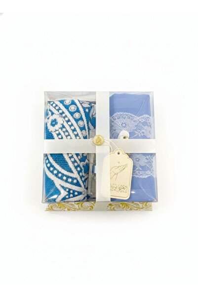 Fashion Details Women's prayer rug set with luxurious embroidery