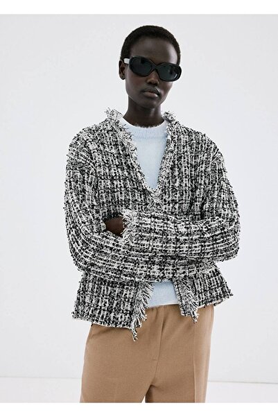 MANGO Woman Oversize tüvit ceket