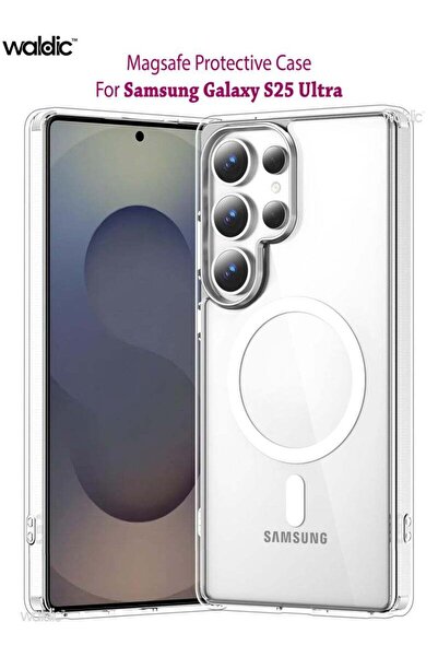 Generic Samsung Galaxy S25 Ultra Magsafe Case Back Case Cover Compatible - Clear