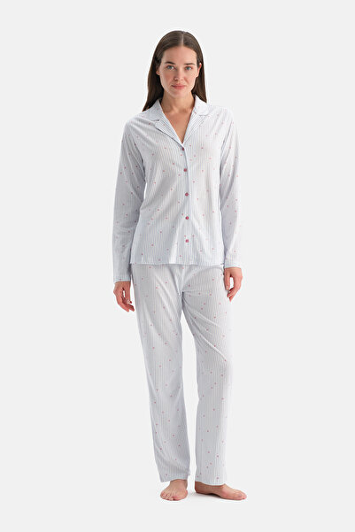 Dagi SET PANTALONI CĂMĂȘI MODAL BUMBAC CU DUCĂTURI