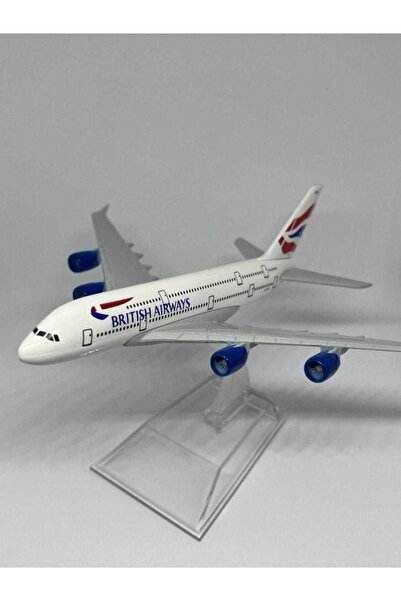 aircraft British Airways Airbus A380 Boeing metal model uçak 1/400 16 cm
