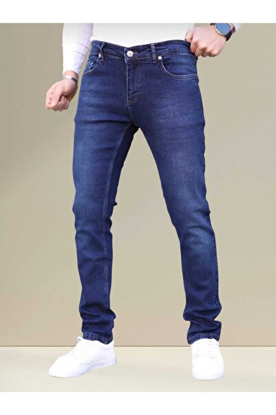 G GOLEND Blugi bărbați, cu croiala obișnuită, cu picior elastic, din lycra, b...