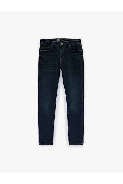 Koton Normal Bel Slim Fit Cotton Jean Trousers - Brad Jean