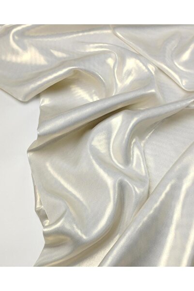 Kumaş Parça قماش شيفون كريب مطرز باللون الأبيض عرض: 145