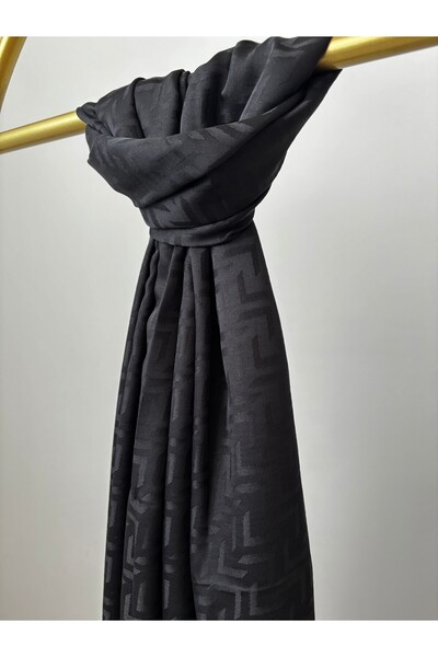 Modakaşmir İpeksi Jakar Serisi Labirent Desen Şal