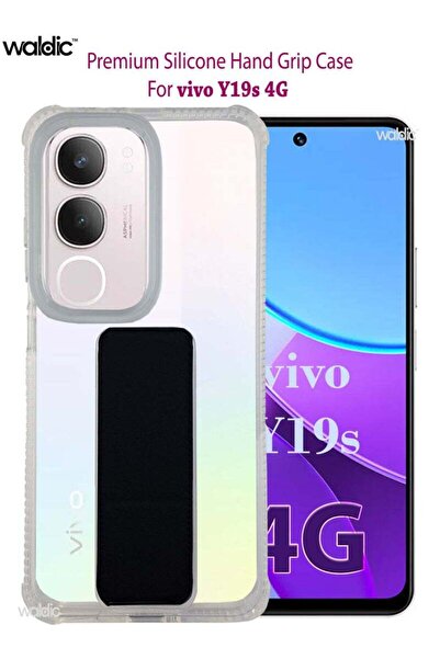 Generic Vivo Y19s 4G Silicone Protective Back Case Cover - Black