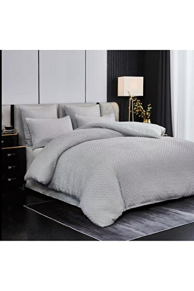 Veluxio Home Premium Bedding Set – Elegant Design, Embossed Texture 6 Pieces
