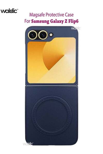 Generic Samsung Galaxy Z Flip6 Magsafe Case Back Case Cover Compatible - Dark...