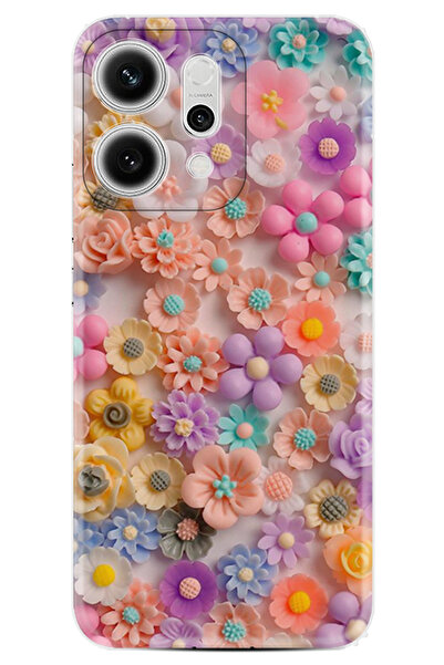 Kılıfland Oppo Reno 14 5G (CPH2737) Kılıf Boutique Baskılı Resimli Rengarenk ...