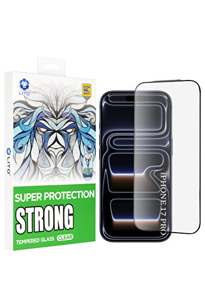 Lito Folie sticla iPhone 17 Pro D+ Max Strong, negru