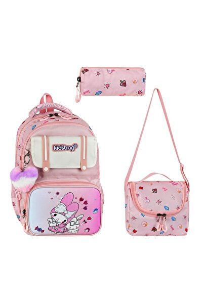 KumOziShop My Melody Baskılı Ortopedik Su Geçirmez Okul Çantası Termal Beslen...