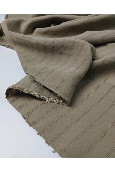 Kumaş Parça Yeşil Renkte %73 Modal %14 Sentetik %13 Viskon Dokuma Kumaş (En 1...