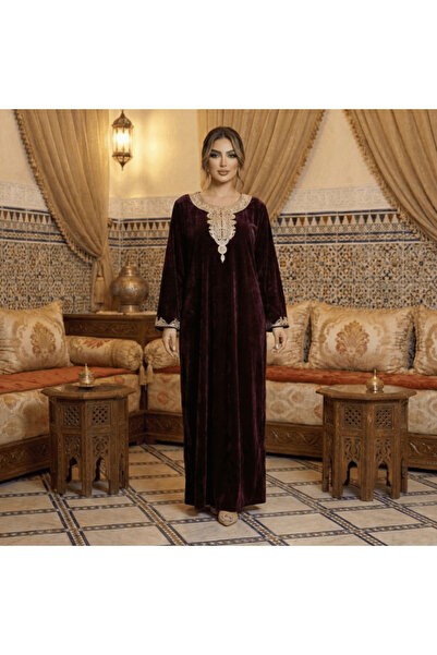 alqarat قفطان رويال فيلفيت هيريتدج