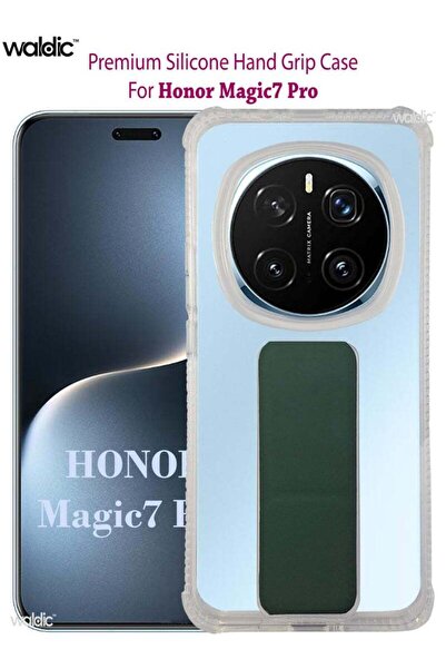 Generic Honor Magic7 Pro Silicone Protective Back Case Cover - Green