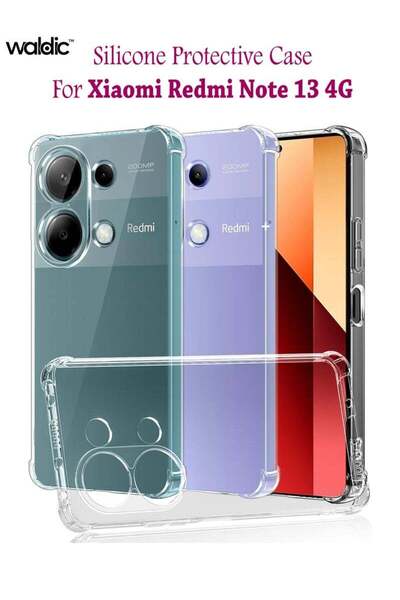 Generic غطاء حماية خلفي من السيليكون لهاتف شاومي ريدمي نوت 13 4G - شفاف