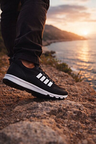 NeoStep Pantofi sport cu șireturi, unisex, alb, negru