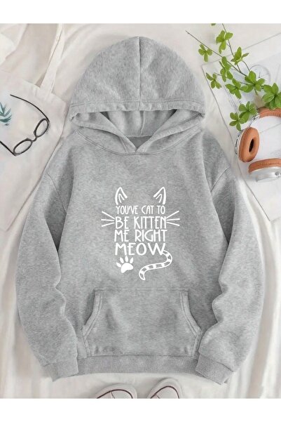 Deocept Unisex Printed Hooded Kangaroo Pocket Comfortable Fit Oversized Cut S...