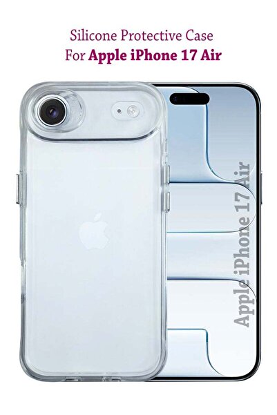 Generic Apple iPhone 17 Air Silicone Protective Back Case Cover - Clear