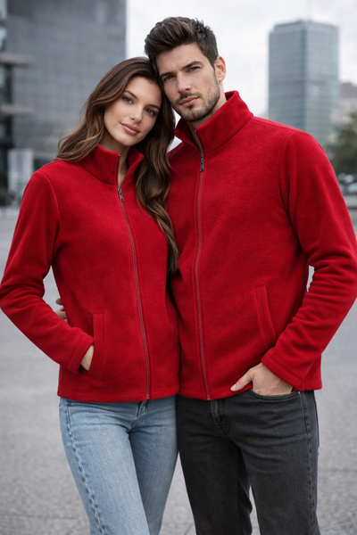 CONSTRAİN Günlük Rahat Kullanım Çift Polar Ceket (Bay & ) – Sıcak Tutan, Yumu...