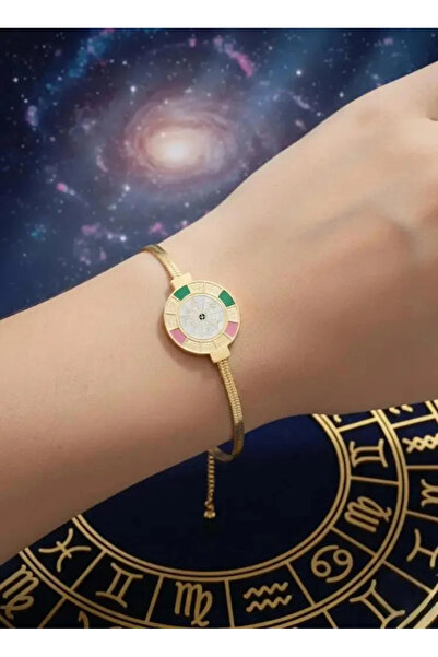Dorvina 316L Steel Tarnish Resistant Jewelry Gold Color Zodiac Astrology Wome...