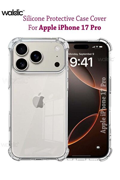 Generic Apple iPhone 17 Pro Silicone Protective Back Case Cover For - Clear