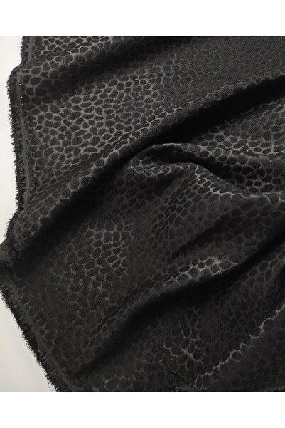 Kumaş Parça قماش جاكار بروكار باللون الأسود عرض: 140