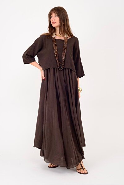 Park Moda 228304 Dual 2-Piece Cotton Dress