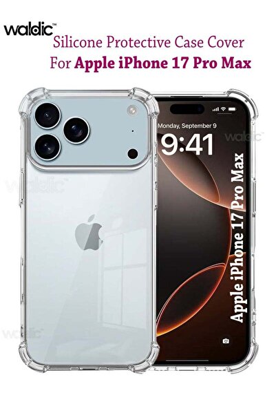 Generic Apple iPhone 17 Pro Max Silicone Protective Back Case Cover For - Clear