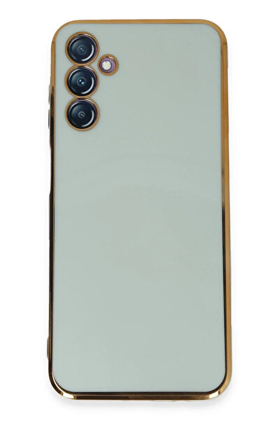 Hulyomer Hub Hulyomer Samsung Galaxy M14 5g Case Volet Silicone - Light Green...