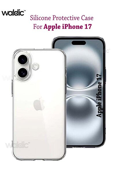 Generic Apple iPhone 17 Premium Silicone Protective Back Case Cover - Clear