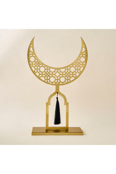 Lifestyle قطعة زخرفية على شكل هلال - 32 × 10 سم