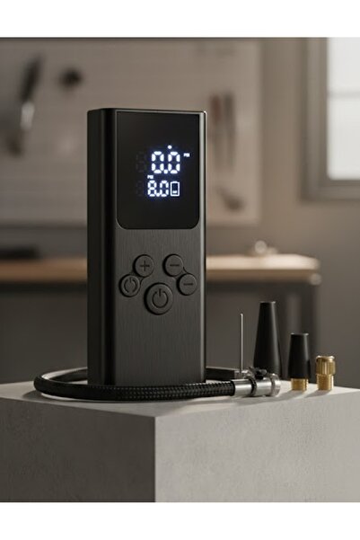 NEALIRSANUCUZ A6 Pompa Kablosuz Taşınabilir Kompresör Mini oto kiti, lastik, ...