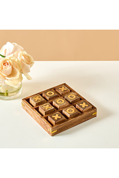 Lifestyle Decorative Wooden Criss Cross Game - 18x4 cms