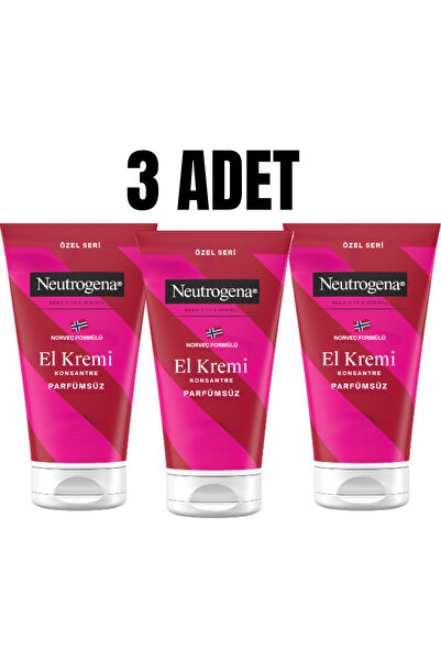 Neutrogena Özel Seri Konsantre El Kremi Parfümsüz 75 Ml * 3 ADET