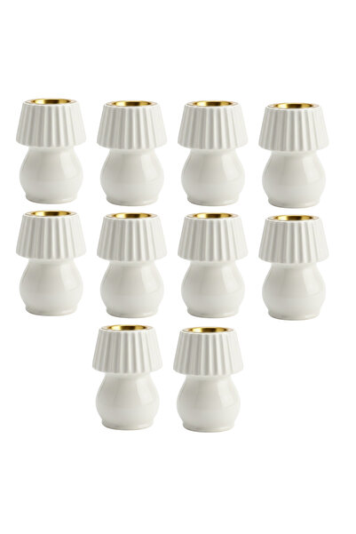 Generic Luxury white ceramic incense burner sets with a modern design - 10 pi...