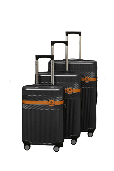 Cambridge Polo Club Kırılmaz Polikarbon TSA Kilitli 8 Tekerlek Valiz Seti 1816