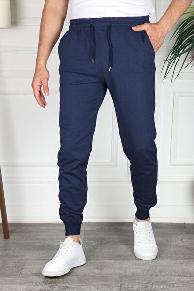 GOLSREY Men's Ribbed Leg Regenerated Fabric Trackpants