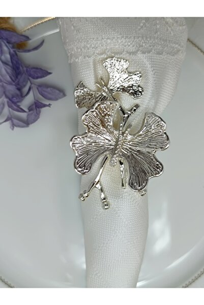 PARILTI HOME COLLECTİON 12-Piece Napkin Ring Napkin Holder Accessory Tablewar...