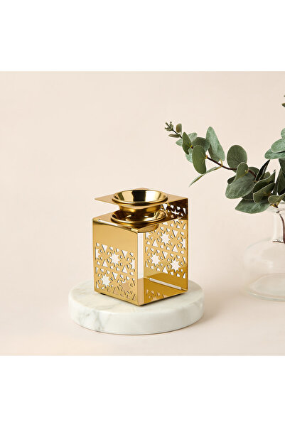 Lifestyle مبخرة بخور مزخرفة بنقوش نجمية