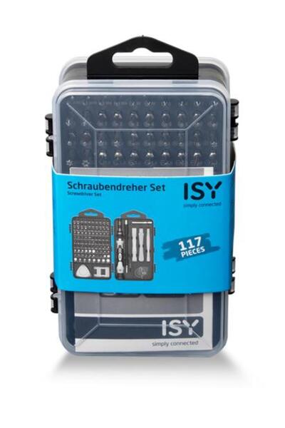 Other Set șurubelnițe de precizie ISY ISD 1000 117-în-1 argintiu-negru