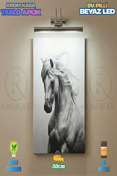 Onerous Pilli Beyaz Günışığı Led Flüt Tablo Aplik Banyo Ayna Üstü Aydınlatma ...